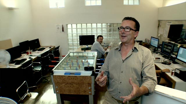 Richard Morrison at the th1ng headquarters Richard Morrison at the th1ng headquarters